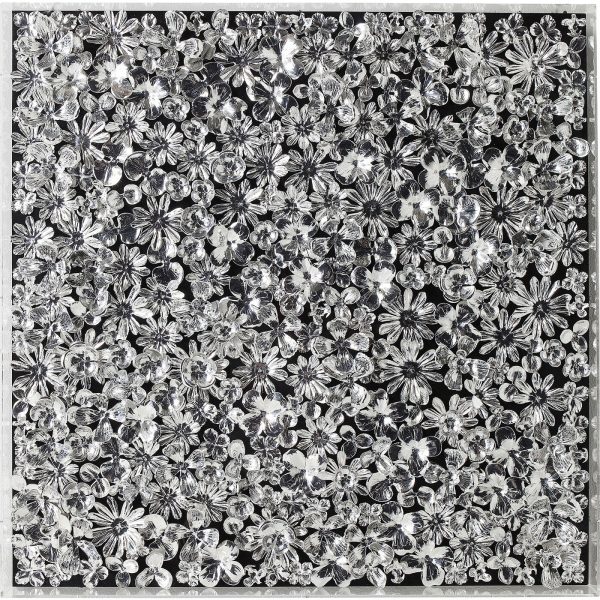 KARE-61480-1400x1400 Украшение настенное в рамке Silver Flower