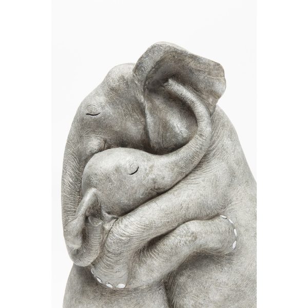 Статуэтка Elephants, коллекция "Слоны" 22*36*15, Полирезин, Серый — изображение 4