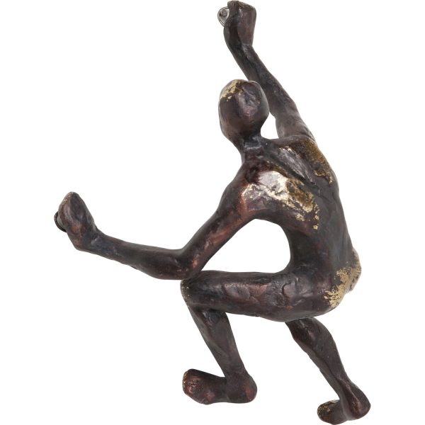 Украшение настенное Climbing Man, коллекция "Восхождение" 14*23*9, Полирезин, Черный — изображение 3