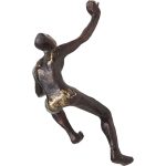 Украшение настенное Climbing Man, коллекция "Восхождение" 14*23*9, Полирезин, Черный — изображение 4