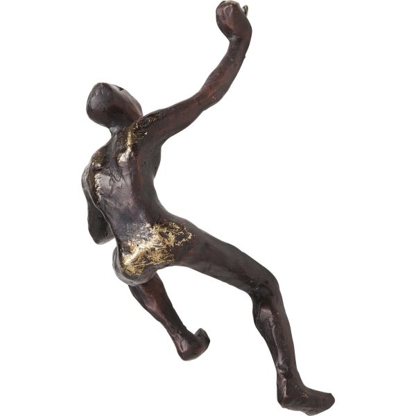 Украшение настенное Climbing Man, коллекция "Восхождение" 14*23*9, Полирезин, Черный — изображение 4