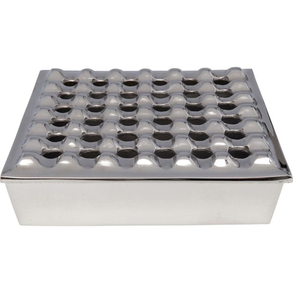 Пепельница Soho, коллекция "Сохо" 25*7*25, Алюминий, Серебряный — изображение 4