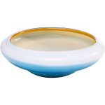 Чаша Sunday, коллекция "Воскресенье" 30*10*30, Стекло, Белый, Голубой