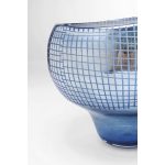 Ваза Grid, коллекция "Грид" 35*28*35, Стекло, Синий — изображение 2