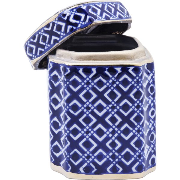 Емкость Mosaico, коллекция "Мозаика", ручная работа 12*16*12, Керамика, Синий — изображение 3