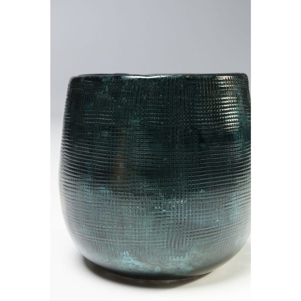 Подсвечник д/греющ свечи Ipanema, коллекция "Ипанема", ручная работа 10*10*10, Стекло, Синий — изображение 2