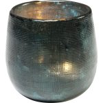 Подсвечник д/греющ свечи Ipanema, коллекция "Ипанема", ручная работа 10*10*10, Стекло, Синий — изображение 3