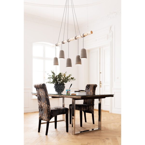 KARE-61917-master-mood-a-1400x1400 Люстра для столовой Concrete, коллекция "Бетон" 160*120*15, Бетон, Сталь, Эвкалипт, Серый — изображение 2