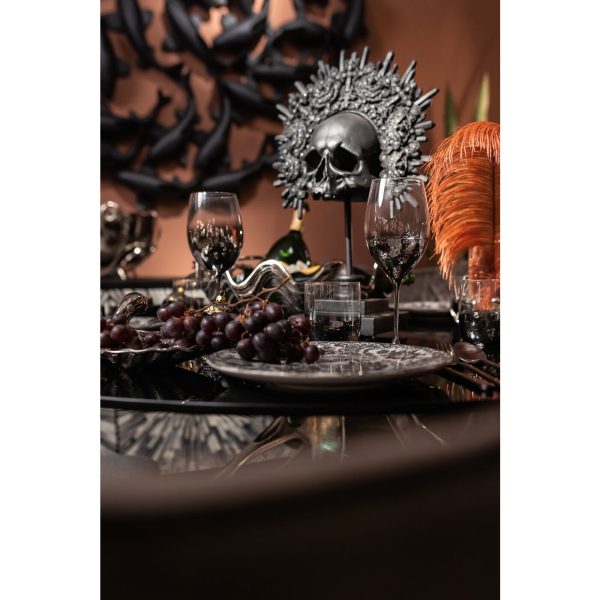 Бокал для красного вина Night Sky, коллекция "Ночное небо" 9*24*9, Стекло, Бесцветный, Черный — изображение 2