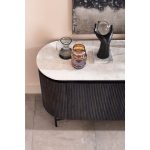 Предмет декоративный Ball, коллекция "Шар" 20*31*15, Полирезин, Стекло, Мрамор, Черный — изображение 3