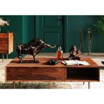 Статуэтка Bull, коллекция "Бык" 48*29*11, Полирезин, Бронзовый — изображение 2