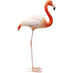Статуэтка Flamingo, коллекция "Фламинго" 34*75*16, Сталь, Полирезин, Розовый