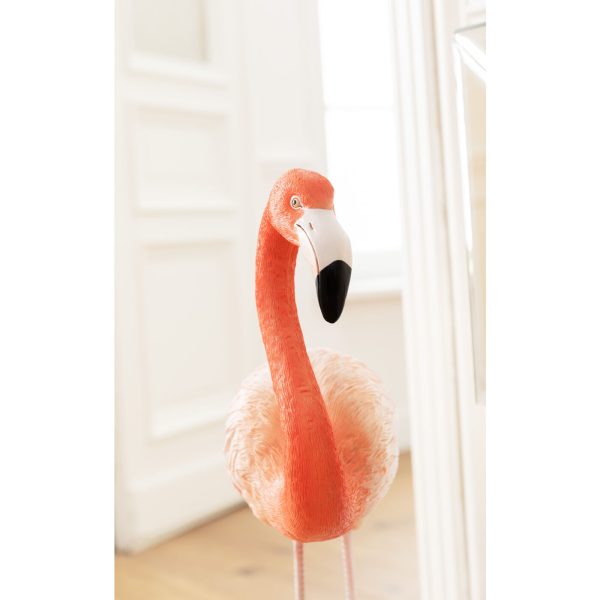 Статуэтка Flamingo, коллекция "Фламинго" 34*75*16, Сталь, Полирезин, Розовый — изображение 3