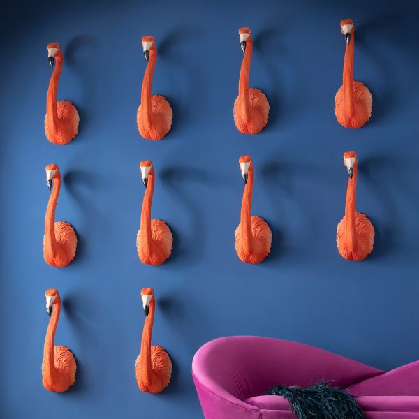 Украшение настенное Flamingo, коллекция "Фламинго" 27*72*25, Полирезин, Розовый — изображение 3