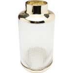 Ваза Los Angeles, коллекция "Лос-Анджелес" 15*30*15, Стекло, Золотой, Бесцветный