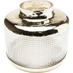 Ваза Los Angeles, коллекция "Лос-Анджелес" 20*19*20, Стекло, Золотой, Бесцветный