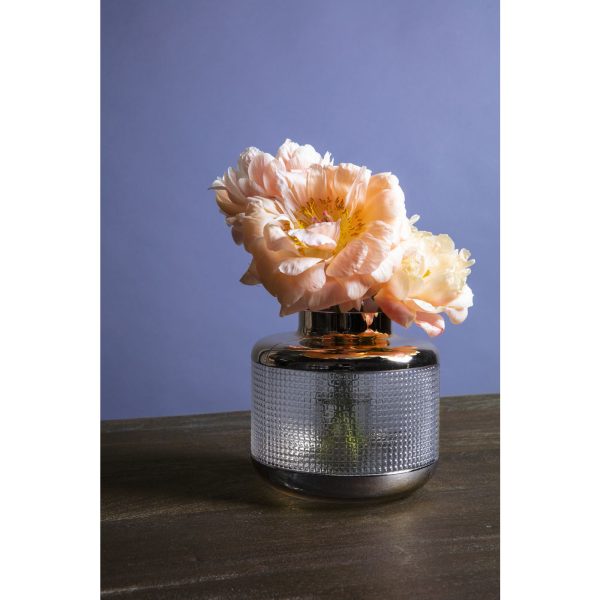 Ваза Los Angeles, коллекция "Лос-Анджелес" 20*19*20, Стекло, Золотой, Бесцветный — изображение 2