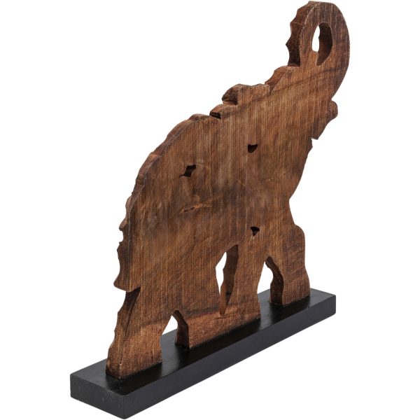Предмет декоративный Elephant, коллекция "Слон" 52*56*10, Манго, Коричневый — изображение 2