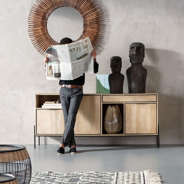 Статуэтка Easter Island, коллекция "Остров Пасхи" 25*59*20, Магнезит, Коричневый — изображение 2