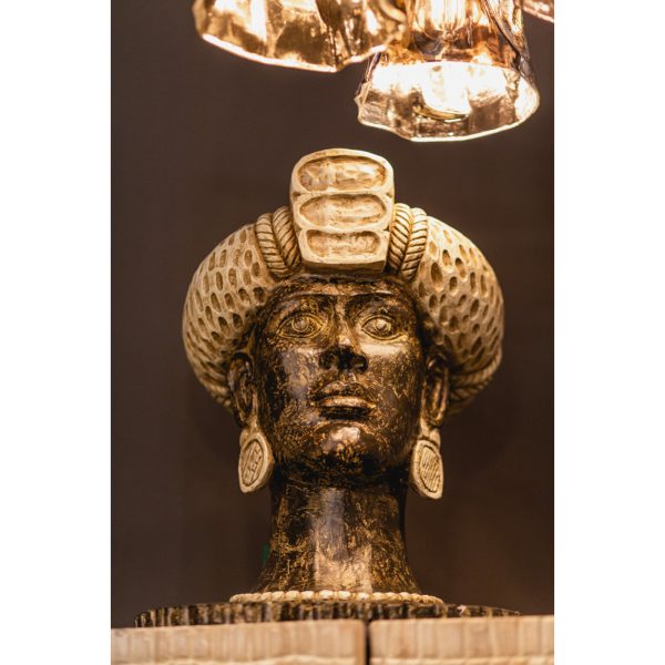 Статуэтка African Queen, коллекция "Африканская Королева" 33*50*40, Полирезин, Черный — изображение 2