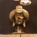 Статуэтка African Queen, коллекция "Африканская Королева" 33*50*40, Полирезин, Черный — изображение 3