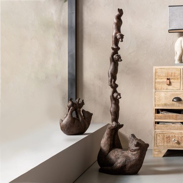 Статуэтка Bears, коллекция "Медвежата" 43*121*27, Полирезин, Коричневый — изображение 3