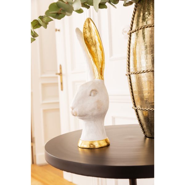 Статуэтка Bunny, коллекция "Банни" 17*41*14, Полирезин, Белый, Золотой — изображение 3