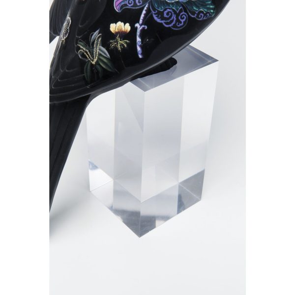 Статуэтка Parrot, коллекция "Попугай" 20*35*19, Полирезин, АБС-пластик, Черный — изображение 3