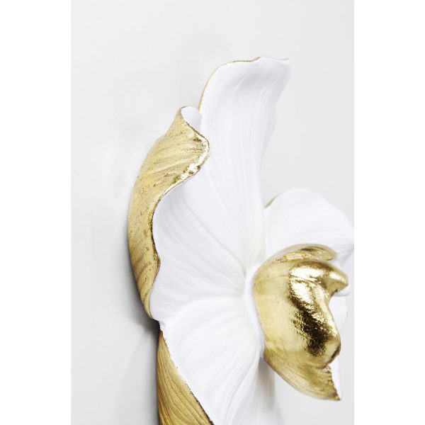 Украшение настенное Orchid, коллекция "Орхидея" 24*25*7, Полирезин, Белый — изображение 3
