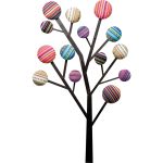 Вешалка настенная Bubble Tree
