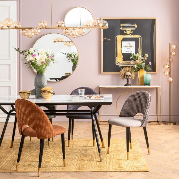 Стул мягкий Hudson, коллекция "Гудзон" 49*84*54, Полиэстер, Полиуретан, Сталь, ДСП, Синий — изображение 2