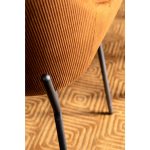 Стул с подлокотниками Avignon, коллекция "Авиньон" 58*79*62, Бархат, Полиуретан, ДСП, Сталь, Оранжевый — изображение 3