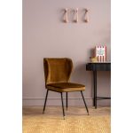 Стул Irina, коллекция "Ирина" 57*50*83, Бархат, Полиуретан, ДСП, Сталь, Коричневый — изображение 2