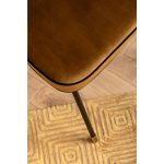 Стул Irina, коллекция "Ирина" 57*50*83, Бархат, Полиуретан, ДСП, Сталь, Коричневый — изображение 4