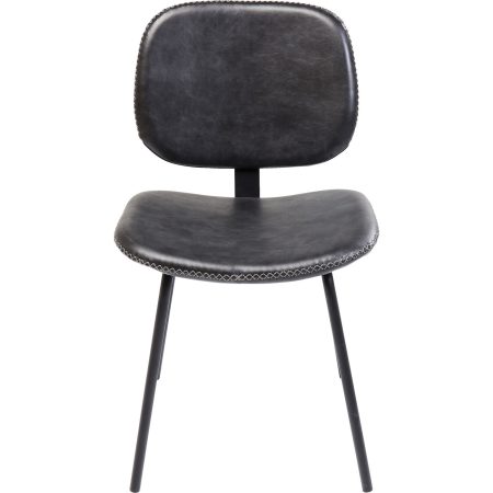 Стул Barber, коллекция "Барбер" 45*80*51, Полиуретан, Фанера, Сталь, Черный