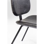 Стул Barber, коллекция "Барбер" 45*80*51, Полиуретан, Фанера, Сталь, Черный — изображение 2