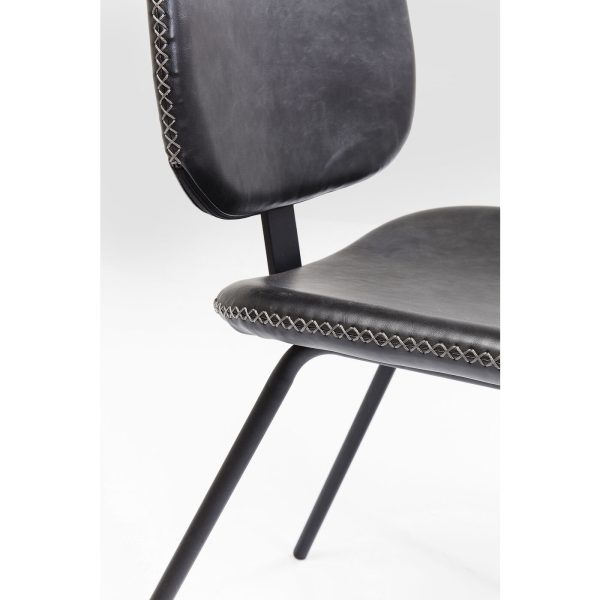 Стул Barber, коллекция "Барбер" 45*80*51, Полиуретан, Фанера, Сталь, Черный — изображение 2