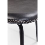 Стул Barber, коллекция "Барбер" 45*80*51, Полиуретан, Фанера, Сталь, Черный — изображение 3