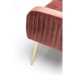 Скамья с подлокотниками Loft, коллекция "Лофт" 103*55*40, Полиэстер, Полиуретан, ДСП, Сталь, Розовый — изображение 3