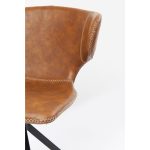 Стул Rusty, коллекция "Ржавый" 55*79*54, Искусственная кожа, Полиуретан, Сталь, Коричневый — изображение 4