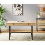 Комод Kopenhagen, коллекция "Копенгаген" 50*80*40, Сталь, Каучуковое дерево, Стекло, Черный, Бежевый — изображение 2