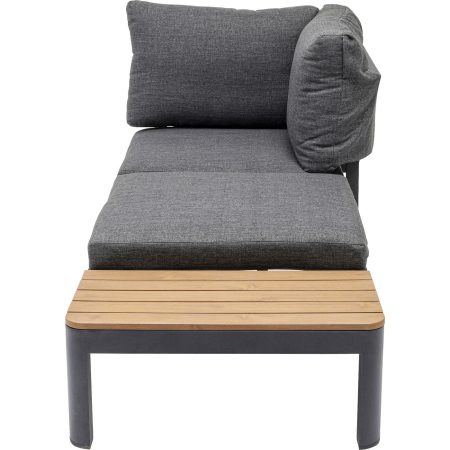 Мебель для террасы Happy Day, коллекция "Счастливый день" 166*63*66, Полиэстер, Алюминий, Серый