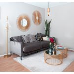 Диван Lullaby, коллекция "Колыбельная" 222*70*102, Полиэстер, Пенополиуретан, Сосна, Фанера, Серый — изображение 2