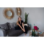 Диван Lullaby, коллекция "Колыбельная" 222*70*102, Полиэстер, Пенополиуретан, Сосна, Фанера, Серый — изображение 3