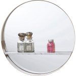 Зеркало Hipster, коллекция "Хипстер" 65*65*15, Зеркальное стекло, Нержавеющая сталь, МДФ, Латунь