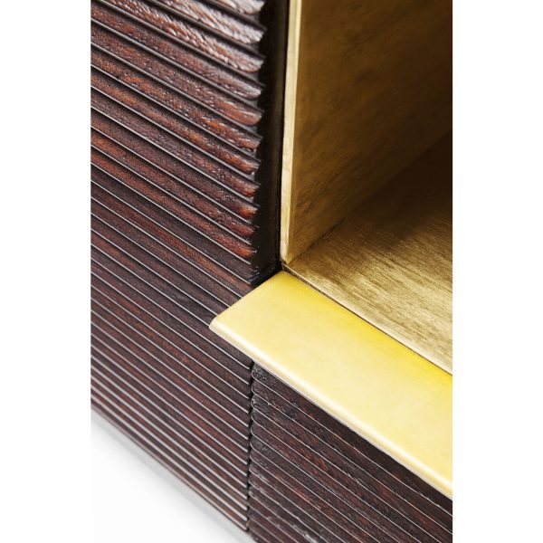 Тумба под ТВ Casino, коллекция "Казино", ручная работа 150*45*35, Манго, Коричневый — изображение 3