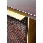 Тумба под ТВ Casino, коллекция "Казино", ручная работа 150*45*35, Манго, Коричневый — изображение 4