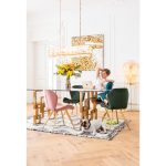 Стул Viva, коллекция "Вива" 46*82*52, Полиэстер, Шпон, Сталь, Зеленый — изображение 3