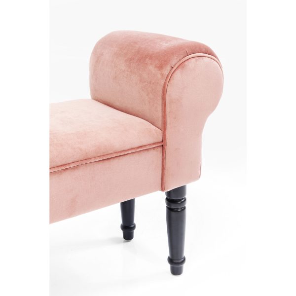 Скамья с подлокотниками Wing, коллекция "Крыло" 100*54*30, Полиэстер, Береза, МДФ, Пенополиуретан, Розовый — изображение 3