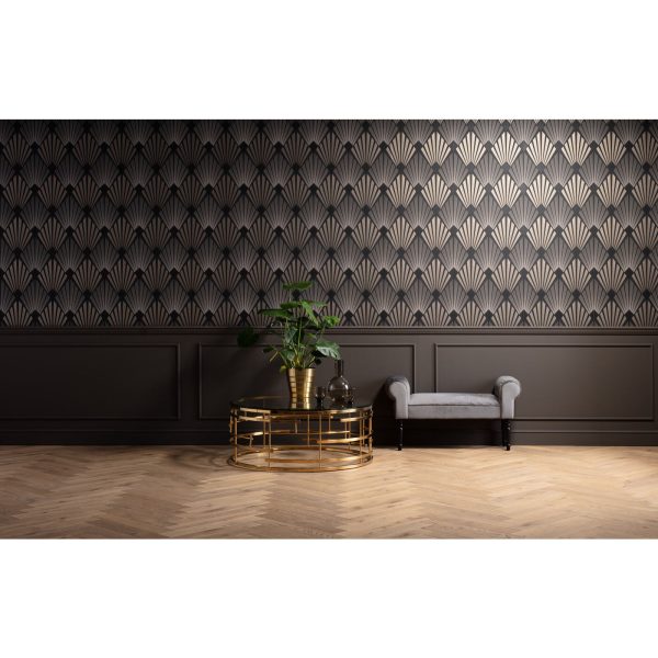 Скамья с подлокотниками Wing, коллекция "Крыло" 100*54*30, Полиэстер, Береза, МДФ, Пенополиуретан, Серый — изображение 3